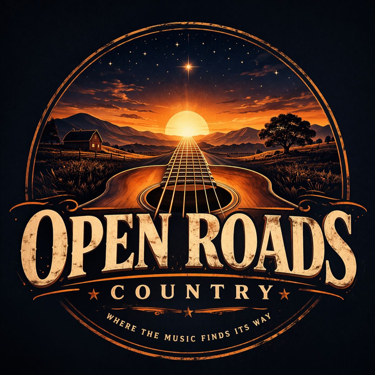 Open Roads Country Card